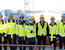 F4E Director Johannes Schwemmer, MEP Marian-Jean Marinescu and F4E project managers visit the Tokamak Complex during the tour of the buildings F4E is currently constructing.