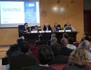 (L-R) Oriol Ribas (Ferrovial), María Teresa Rodriguez García (Empresarios Agrupados), José Mª García Casasnovas (AEIC), Alfonso Carpio Riva (Applus Laboratories), Luis Sedano (FUS_ ALIANZ Science, Engineering & Consulting)