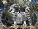 The process of assembly has started: The first two of JT-60SA’s TF coils are in place in the tokamak