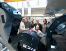 The F4E team behind the ITER Divertor cassette mock-up before the tests begin.