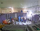 Technicians preparing for Vacuum Pressure Impregnation on PF6, ASIPP, Hefei, China