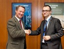 From left to right: Professor Henrik Bindslev, F4E Director, and Mr Benoit Hilbert, Director General of Air Liquide Engineering . Copyright: F4E