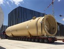 One of the six gaseous helium (GHe) tanks delivered to the ITER construction site, Cadarache, June 2017