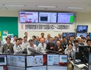 Representatives from Europe and Japan witnessing the first beam of the accelerator at the LIPAc facility, Rokkasho, Japan