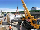 Unpacking the auxiliary cold box at the ITER Neutral Beam Test Facility, MITICA, Padua, Italy