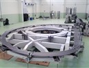 The double pancake prototype being wound at the ASG premises in La Spezia, Italy