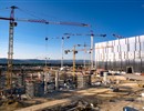 View of the ITER construction site- Site Services building and Assembly Hall, August 2016, LNM (copyright)