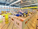 ITER Poloidal Field coils facility, part of Europe’s contribution to ITER, managed by F4E and operated by its suppliers, Cadarache.  Two stations with winding tooling are in opeeration.