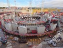 The ITER bioshield in progress, October 2015, ITER IO copyright