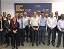 (L-R) Representatives of F4E, ITER Organization, Consorzio RFX, ALSYOM-SEIV at the kick-off meeting of all parties held in Barcelona, Spain.