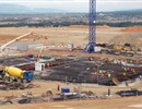 Works in progress at the ITER Tokamak Assembly Hall, October 2012