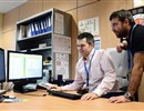 (Left to right) Ivan Bénilan and Gonçalo Serra, members of F4E’s Technical Process Integration Team, demonstrating the ITER components database.