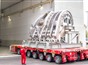 Lower segment of sector 5 of the ITER Vacuum Vessel loaded on a trailer to go through radio graphic tests. Works performed in Mangiariotti, located in Monfalcone, Italy. Europe is responsible for five out of the nine sectors of the component. F4E has signed a contract with the AMW consortium consisting of Ansaldo Nucleare, Mangiarotti, Walter Tosto.