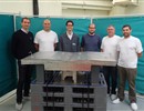 Members of the Atmostat team involved in the manufacturing of a full-scale prototype of the ITER first wall panel, financed by F4E.