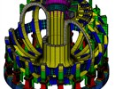 The behaviour of the TF coils system is calculated and studied using this newly developed numerical model.