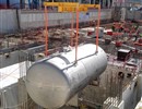Transferring one of the bigger water detritiation tanks weighing approximately 20 tonnes in ITER’s Tritium building