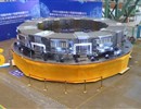 Europe (F4E) and China (ASIPP) complete manufacturing of Poloidal Field coil six (PF6). The magnet, which weighs 400 t and has a diameter of 10 m, was unveiled at the ceremony which took place in the workshop of ASIPP, Hefei, China, September 2019.